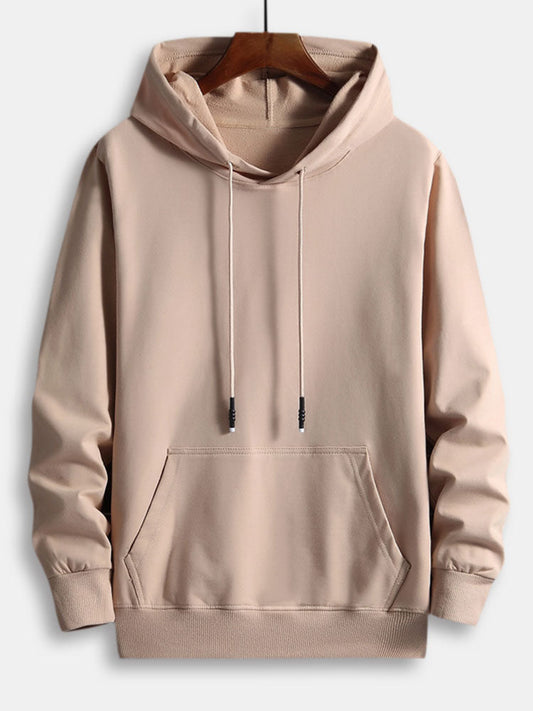 Basic Cotton Hoodie - Naturzy