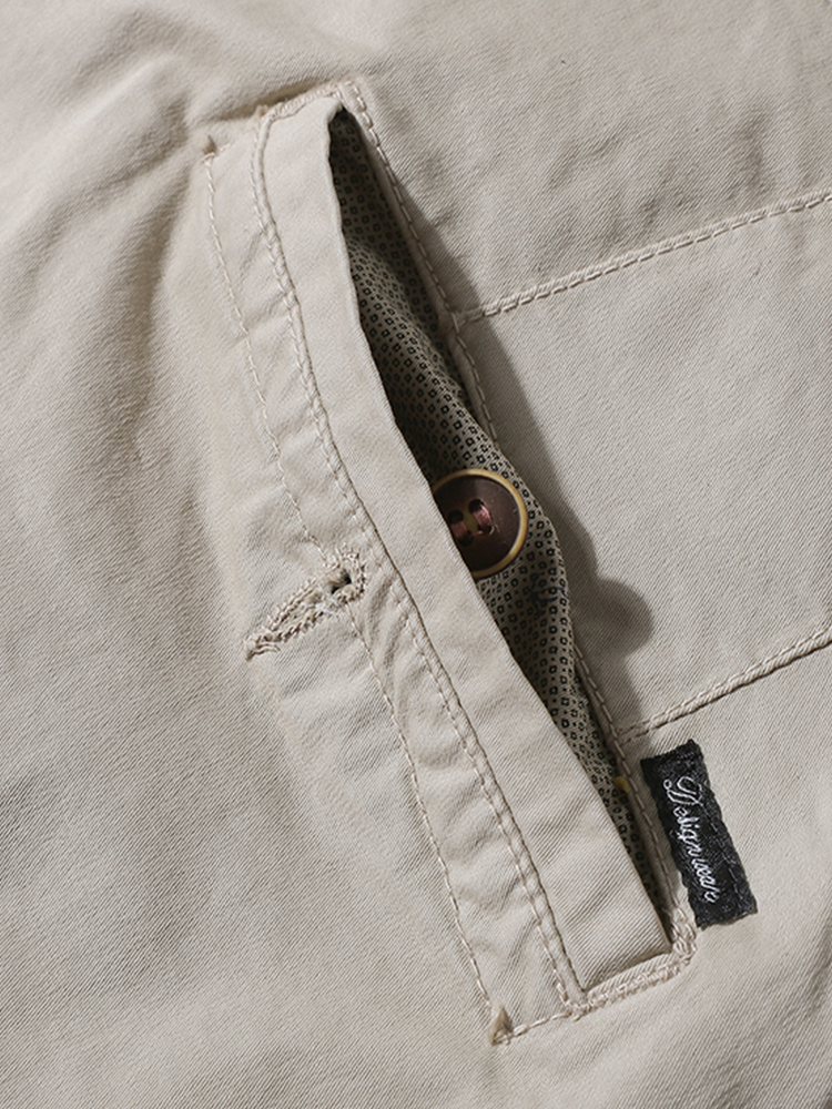 Man Washed Chino Shorts - Naturzy