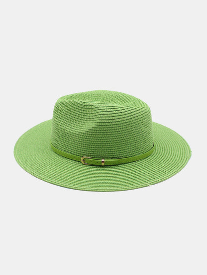 Summer Beach Wide Brim Panama Hat Straw Hat - Naturzy