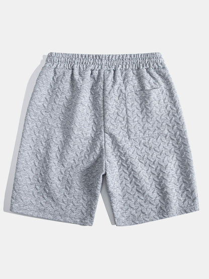 3 Pieces Geometric Jacquard Shorts - Naturzy