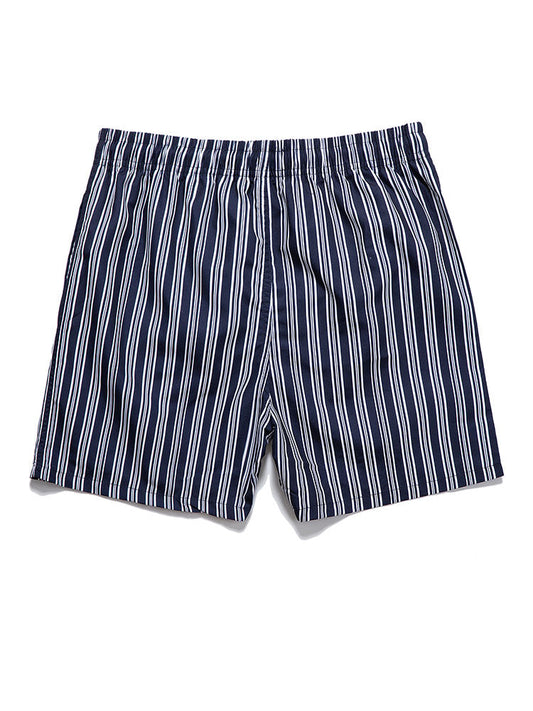 Striped Print Swim Shorts - Naturzy