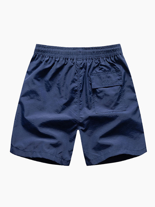 Man Mid Length Drawstring Swim Shorts - Naturzy