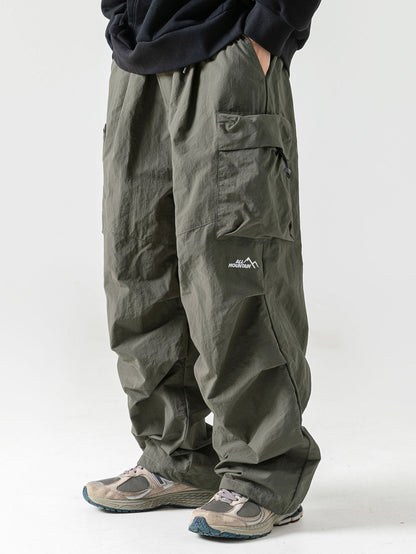 Water Repellent Parachute Pants - Naturzy