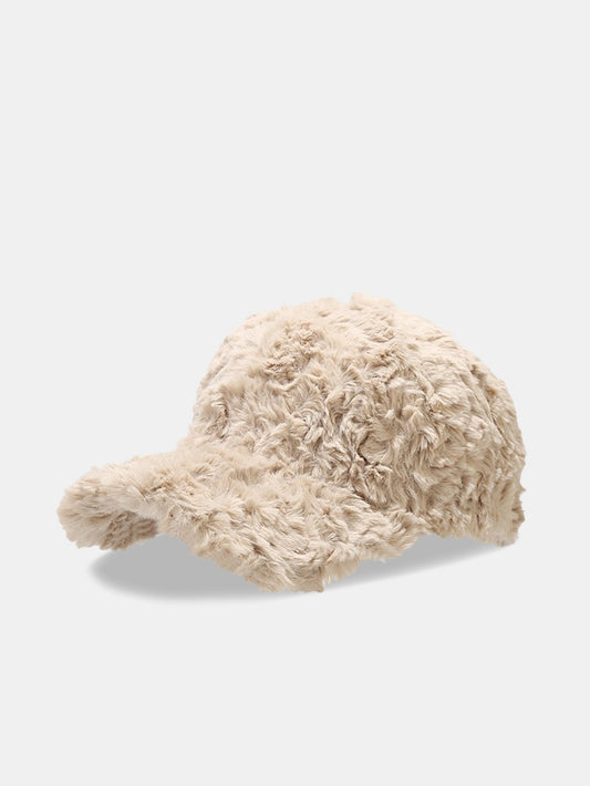 Irregular Plush Decoration Baseball Cap - Naturzy