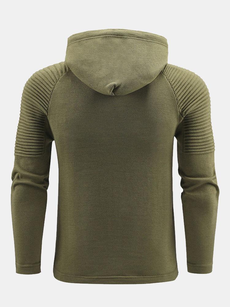 Slim Fit Hooded Sweater - Naturzy