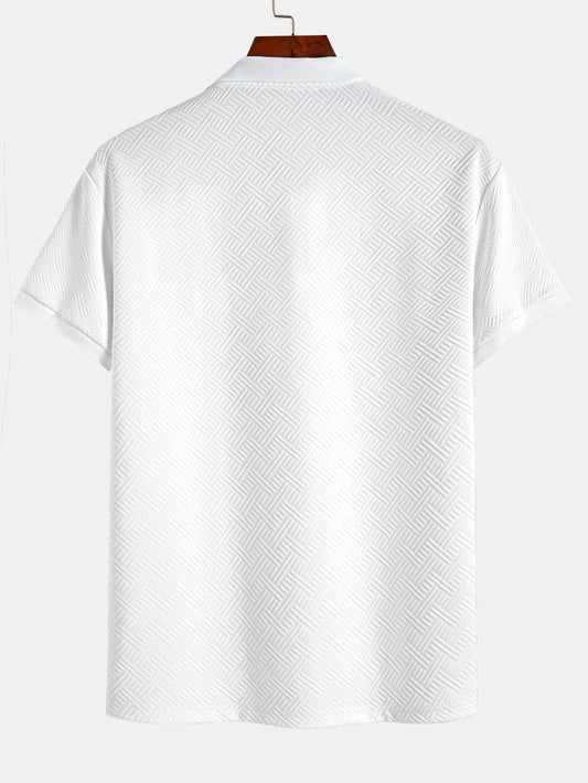 Striped Jacquard Polo - Naturzy