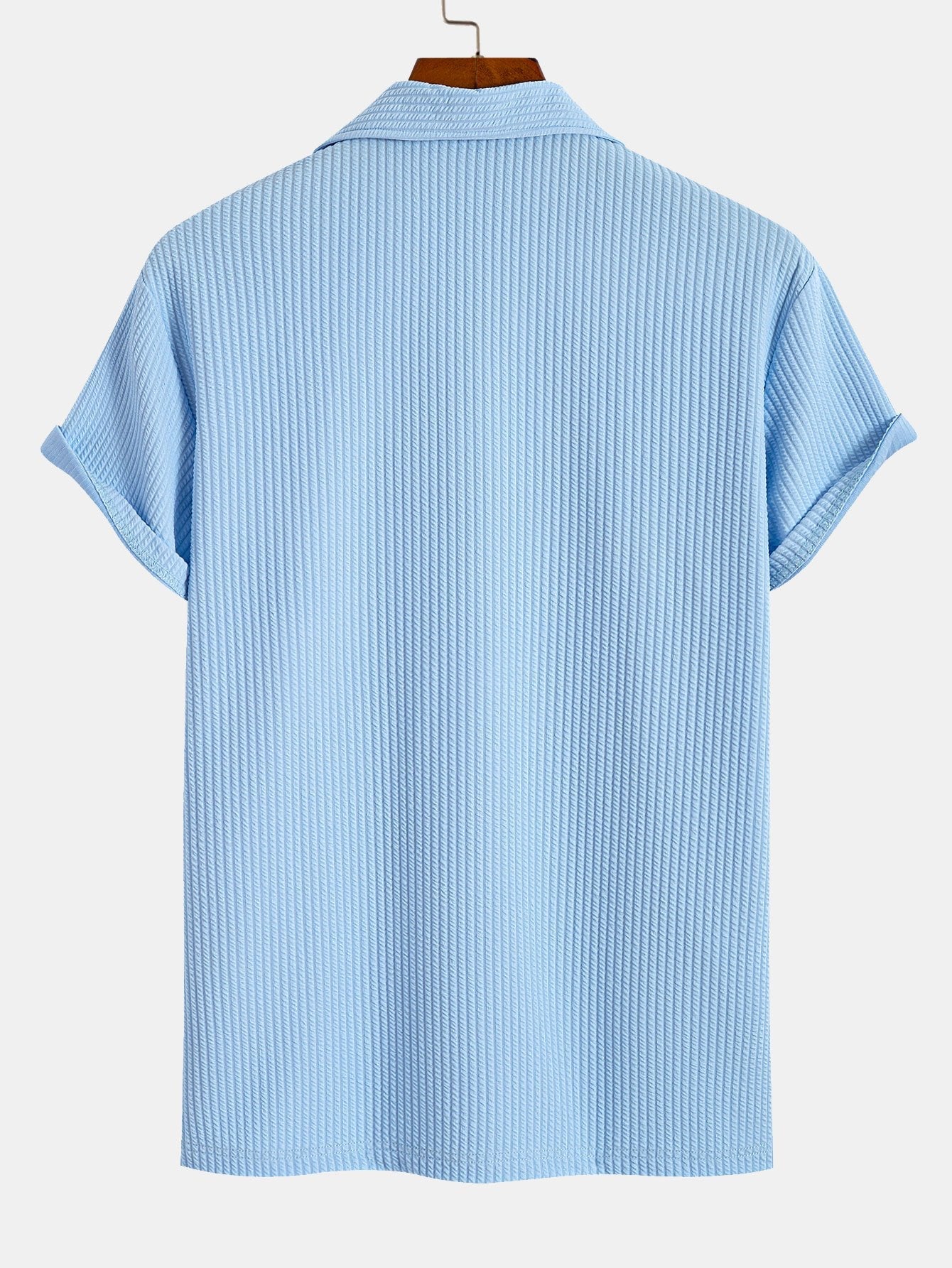 Ribbed Cuban Collar Polo - Naturzy