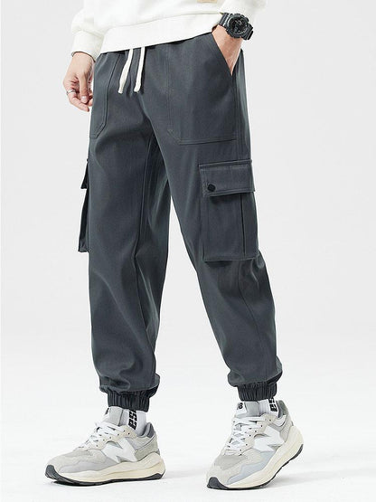 Chino Cargo Jogger Pants - Naturzy