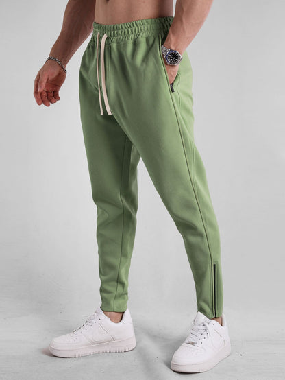 Zip Hem Jogger Pants - Naturzy
