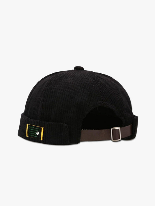 Japanese Harajuku Style Corduroy Brimless Hat - Naturzy