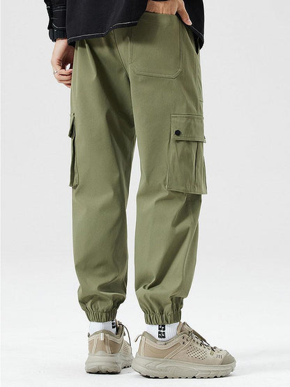 Chino Cargo Jogger Pants - Naturzy