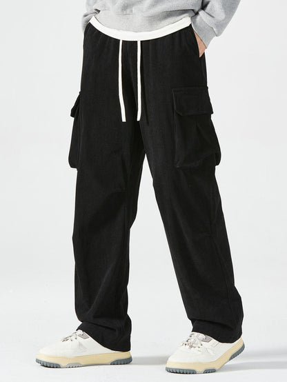 Corduroy Cargo Pants - Naturzy