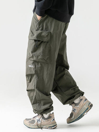 Water Repellent Parachute Pants - Naturzy