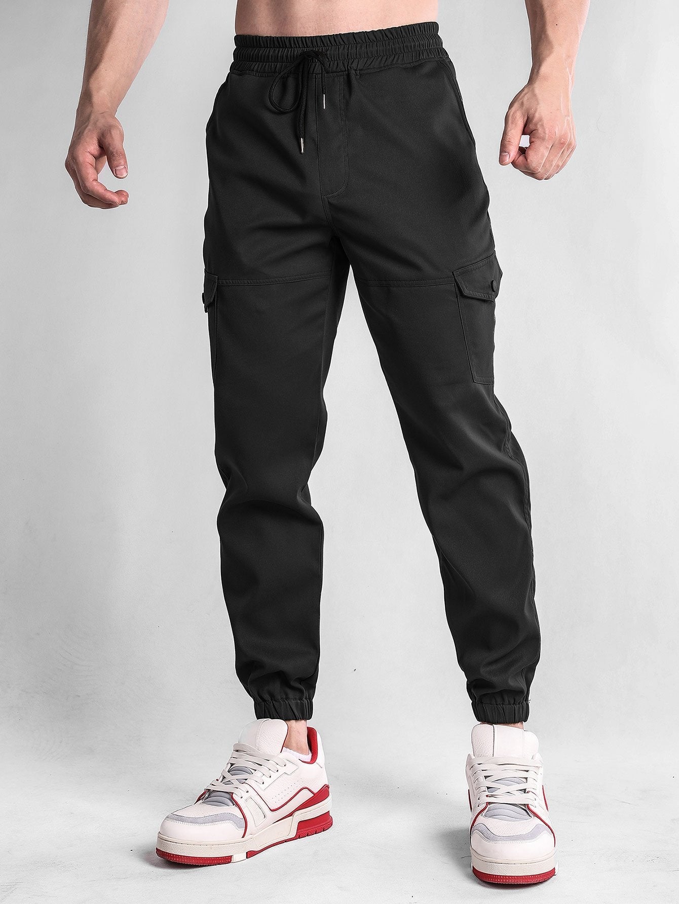 Chino Cargo Jogger Pants - Naturzy