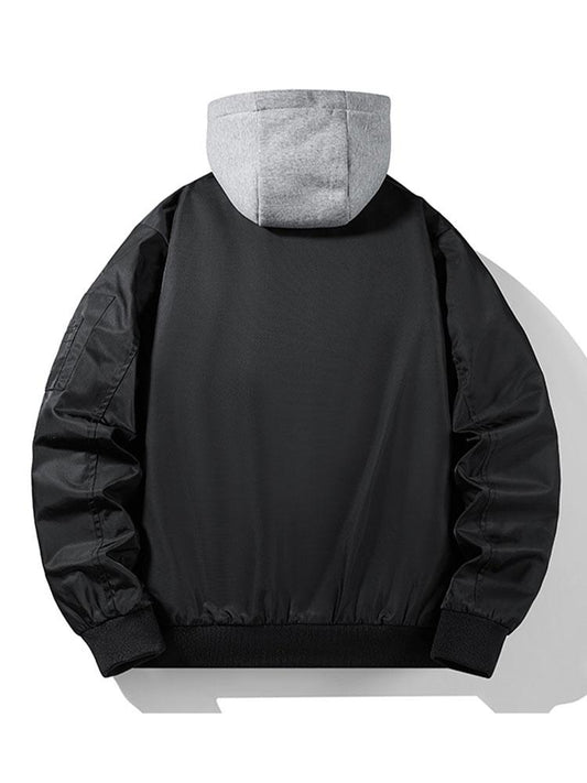 Hooded Bomber Jacket - Naturzy