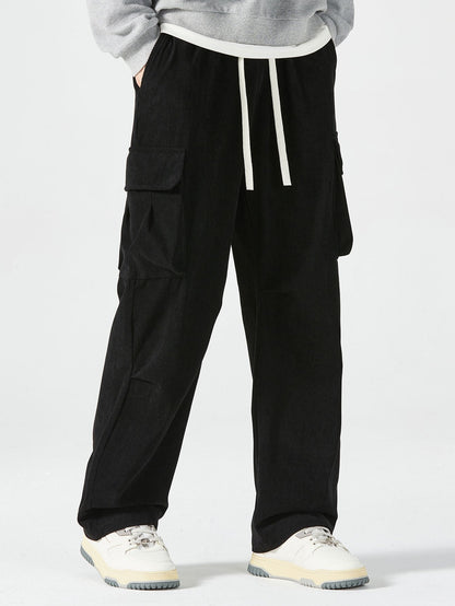 Corduroy Cargo Pants - Naturzy