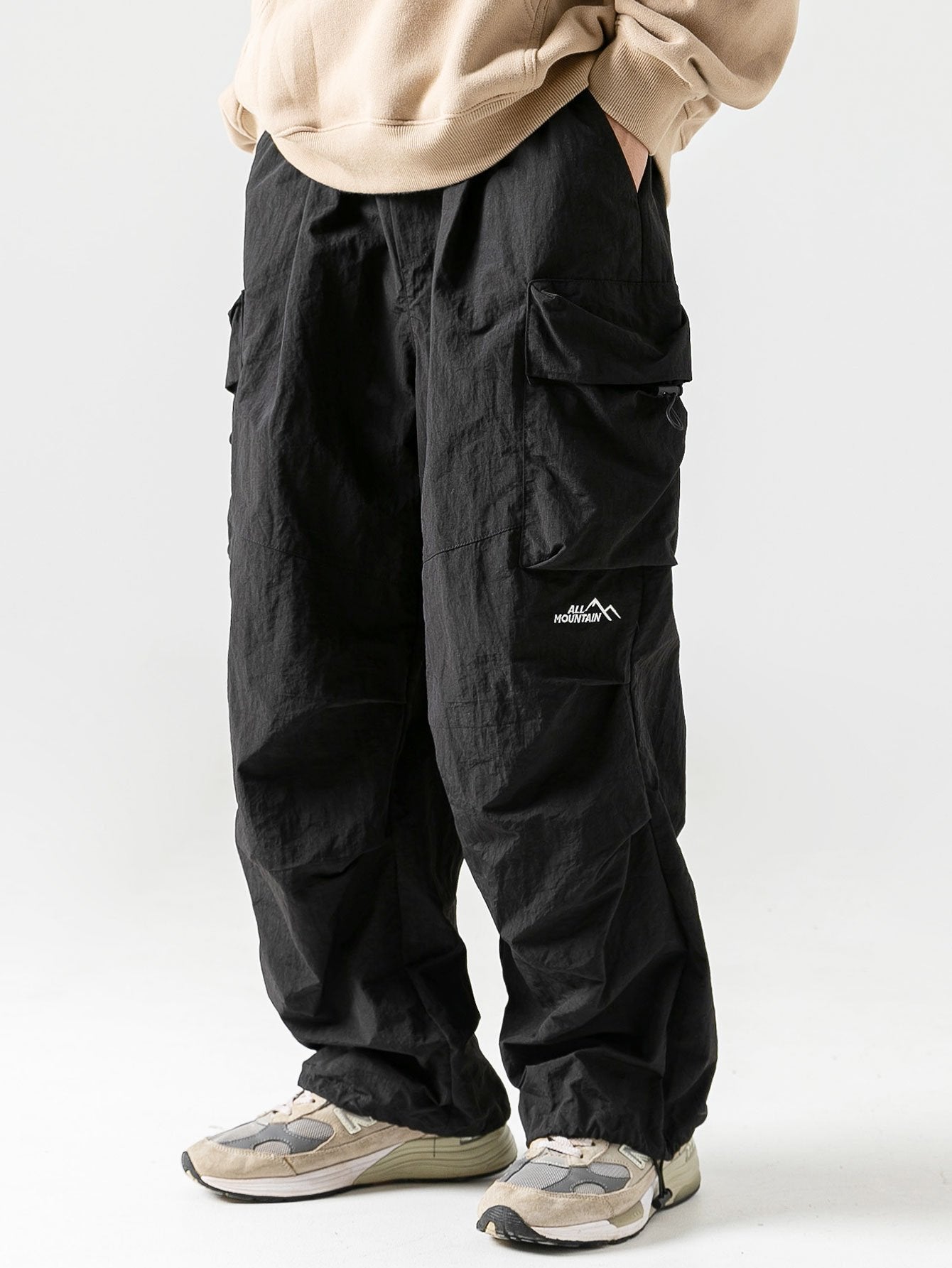 Water Repellent Parachute Pants - Naturzy