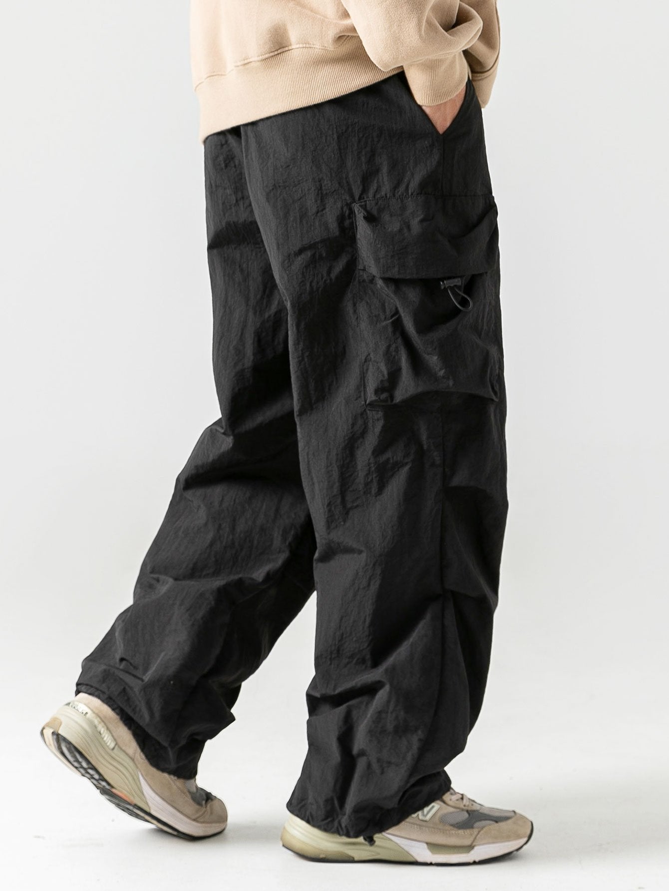Water Repellent Parachute Pants - Naturzy
