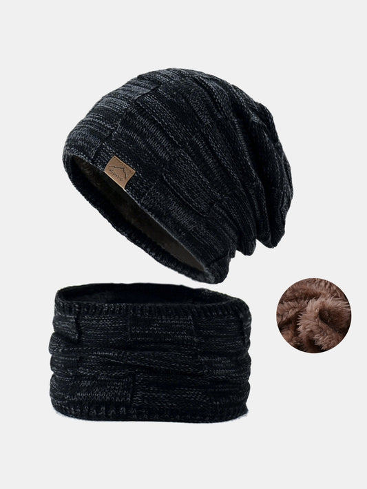 Warmer Beanie Hat Neck Gaiter Face Scarf Set - Naturzy