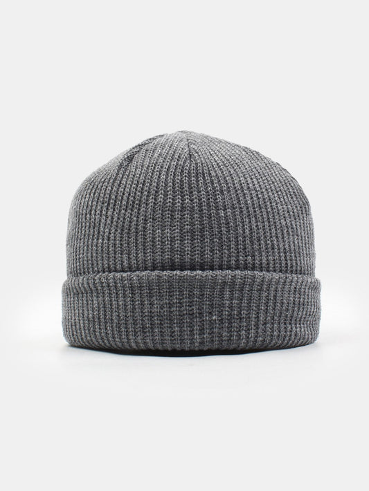 Solid Color Warm Short Knitted Hat - Naturzy