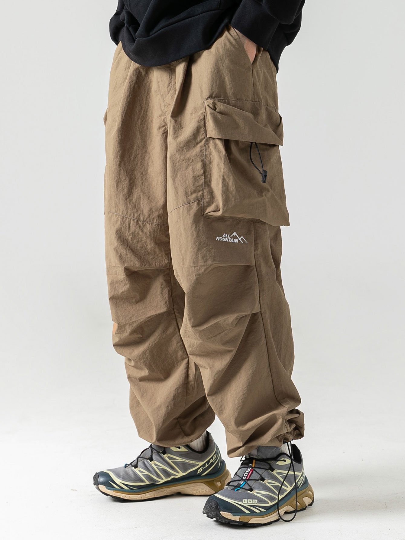 Water Repellent Parachute Pants - Naturzy