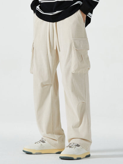 Corduroy Cargo Pants - Naturzy