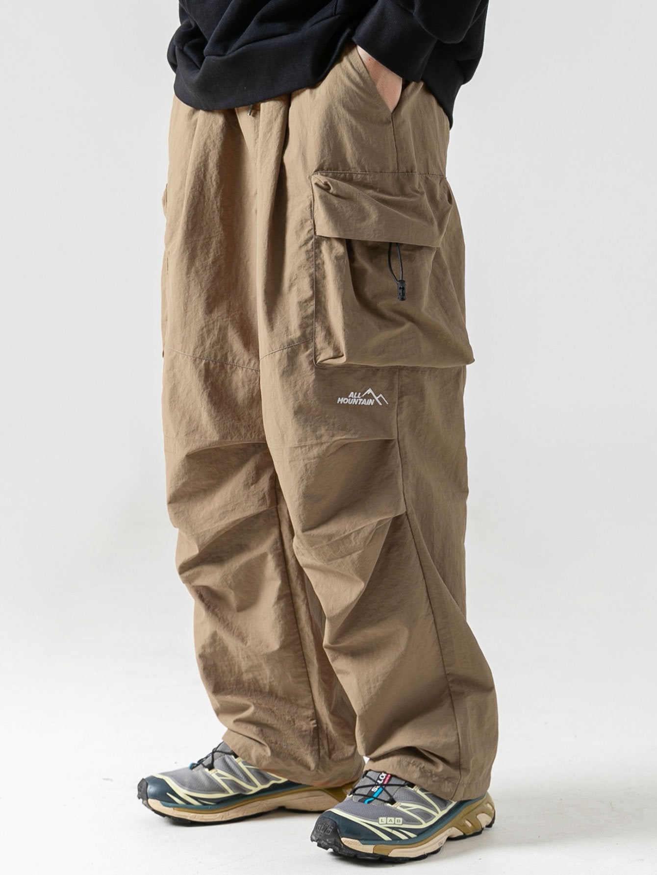 Water Repellent Parachute Pants - Naturzy