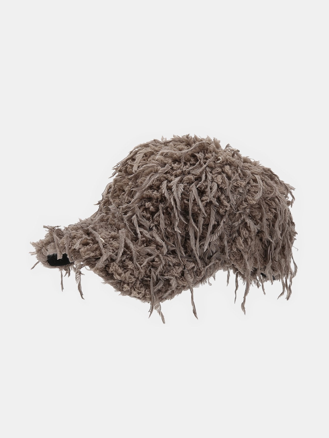 Faux Fur Plush Warm Baseball Cap - Naturzy