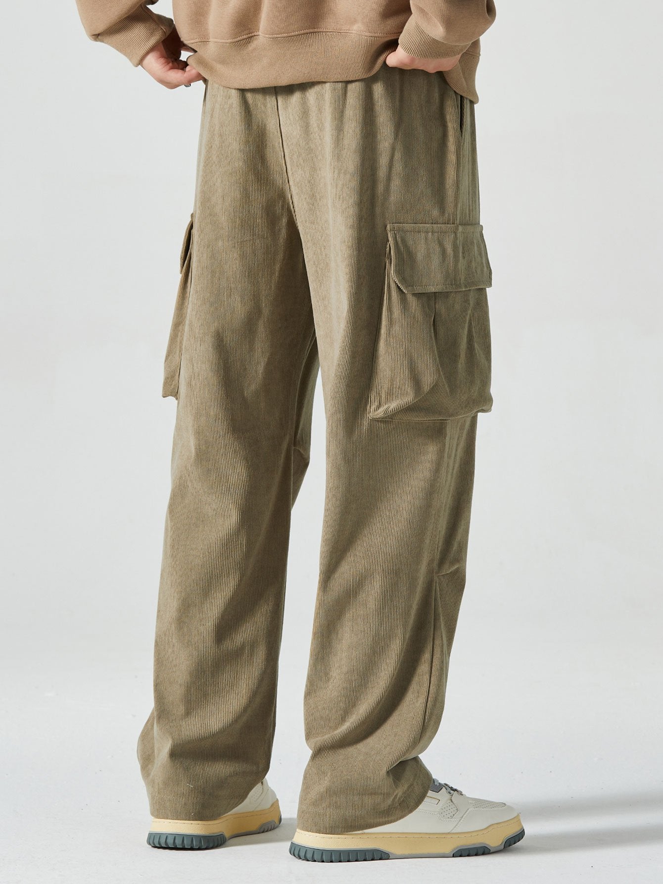 Corduroy Cargo Pants - Naturzy