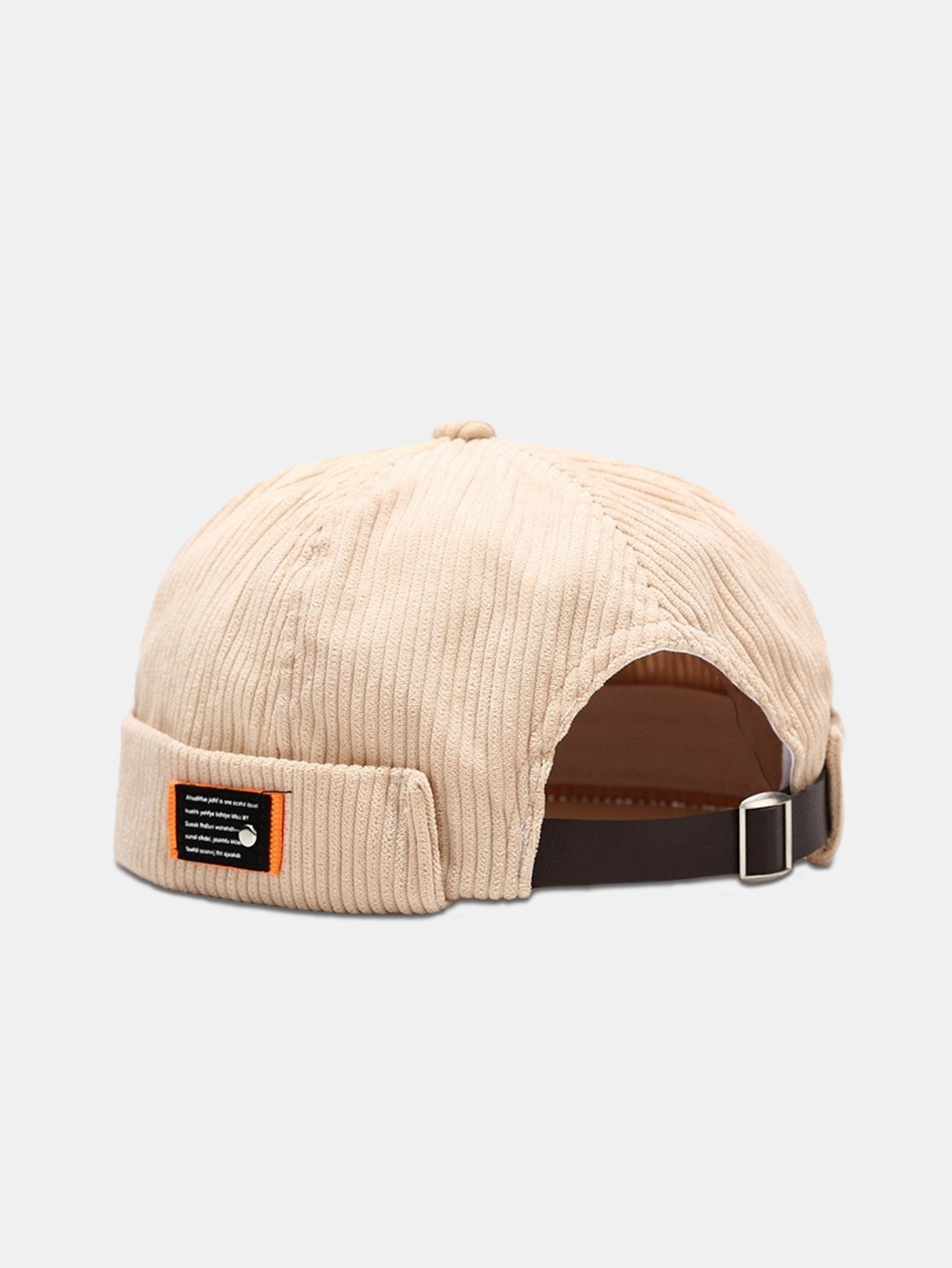 Japanese Harajuku Style Corduroy Brimless Hat - Naturzy