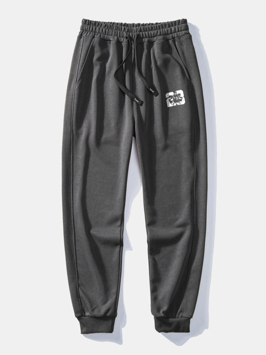 Number 23 Print Jogging Pants - Naturzy