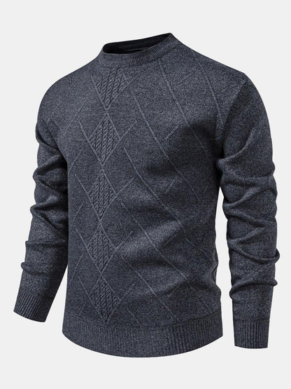 Geometric Rhombus Sweater - Naturzy