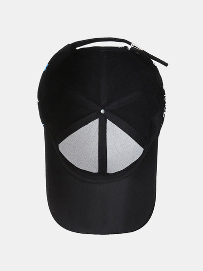Hip Hop Graffiti Slogan Pattern Baseball Cap - Naturzy