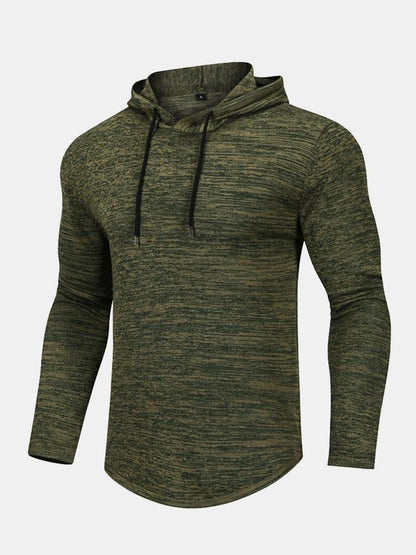 Slim Fit Knit Hooded Sweater - Naturzy