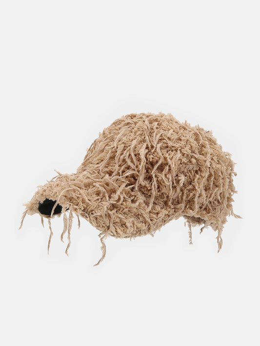 Faux Fur Plush Warm Baseball Cap - Naturzy