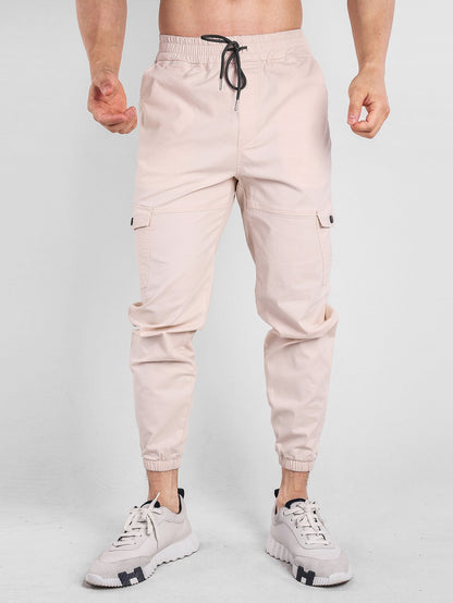 Chino Cargo Jogger Pants - Naturzy
