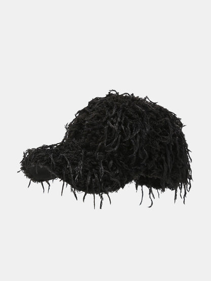 Faux Fur Plush Warm Baseball Cap - Naturzy