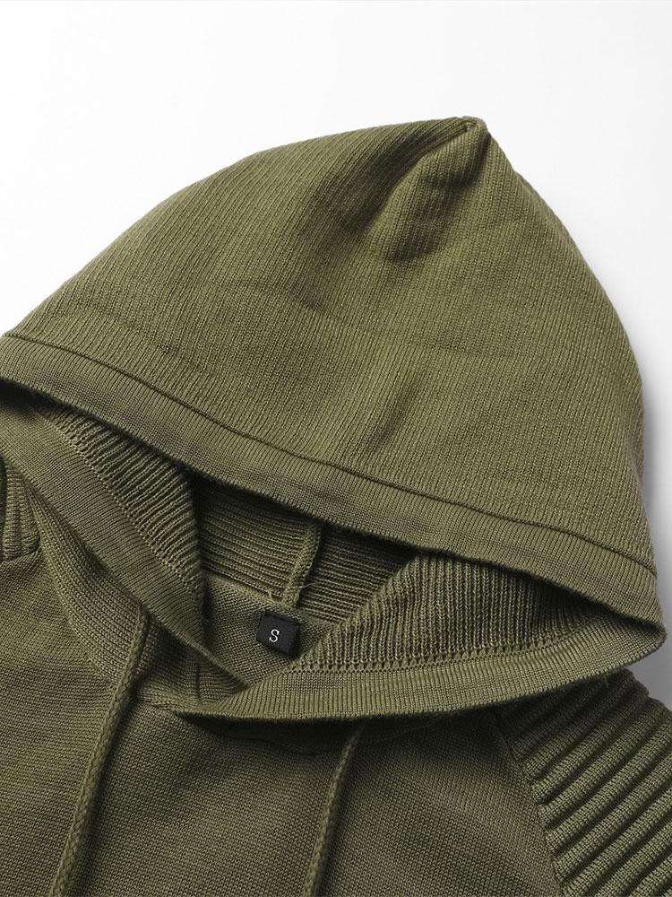 Slim Fit Hooded Sweater - Naturzy