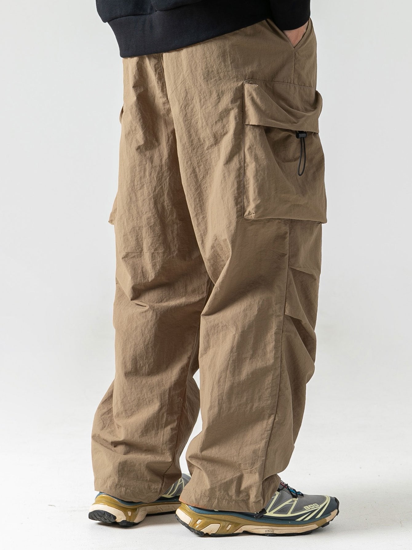 Water Repellent Parachute Pants - Naturzy