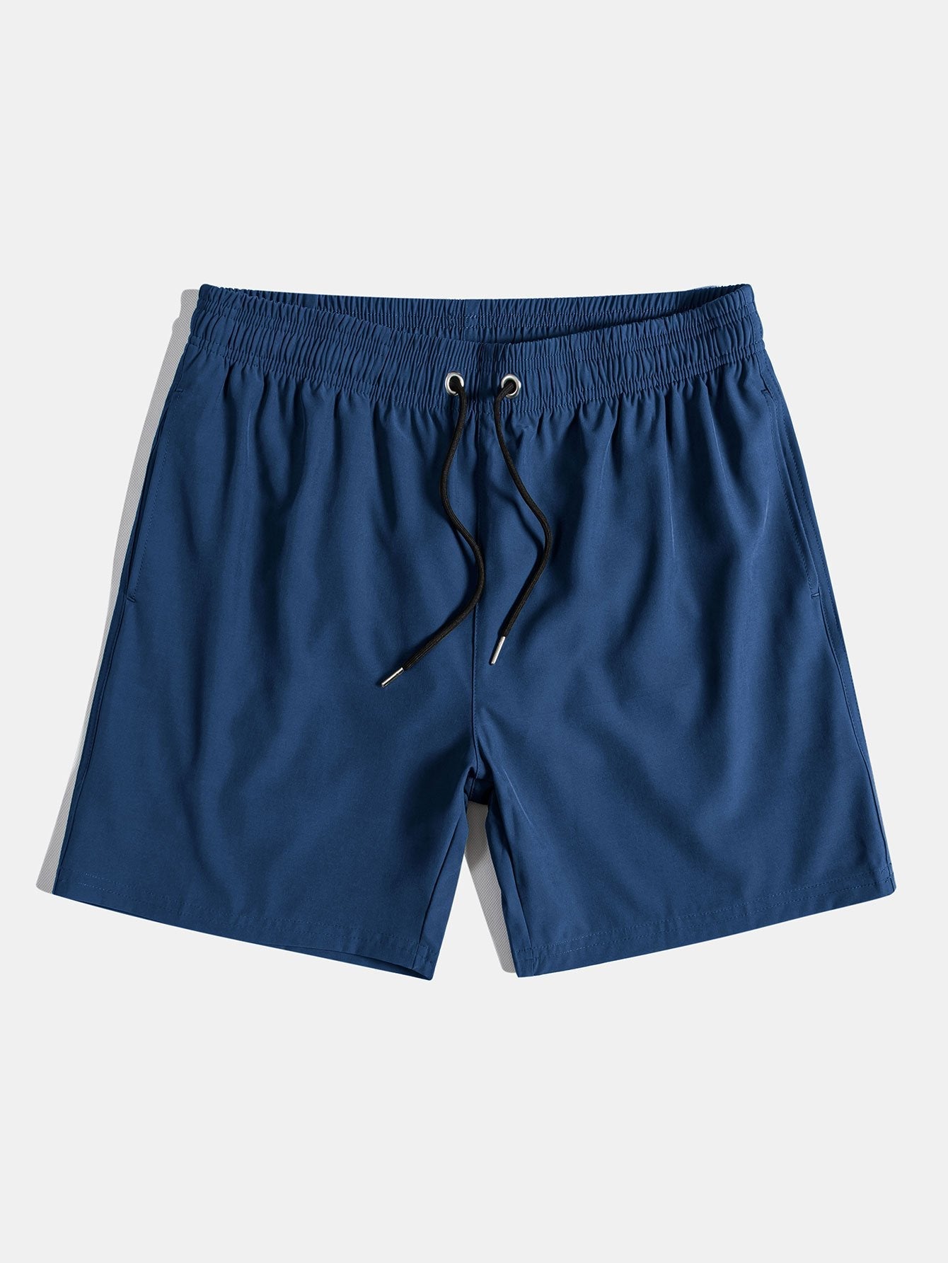 Solid Drawstring Swim Shorts - Naturzy