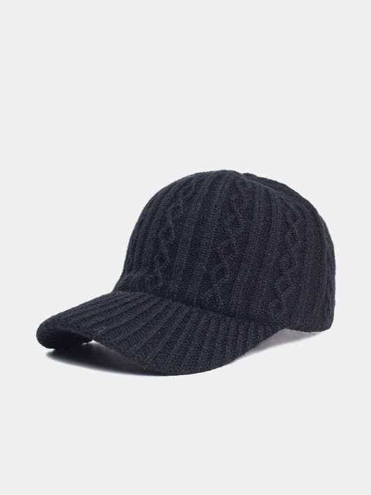 Jacquard Knit Baseball Cap - Naturzy