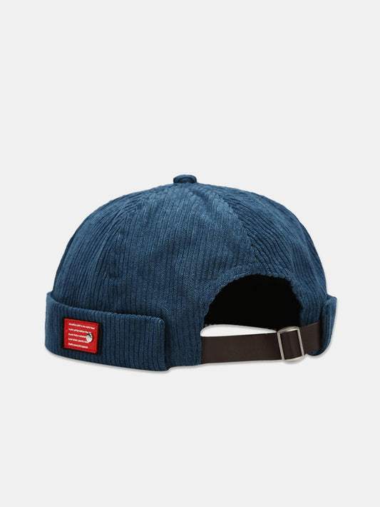 Japanese Harajuku Style Corduroy Brimless Hat - Naturzy