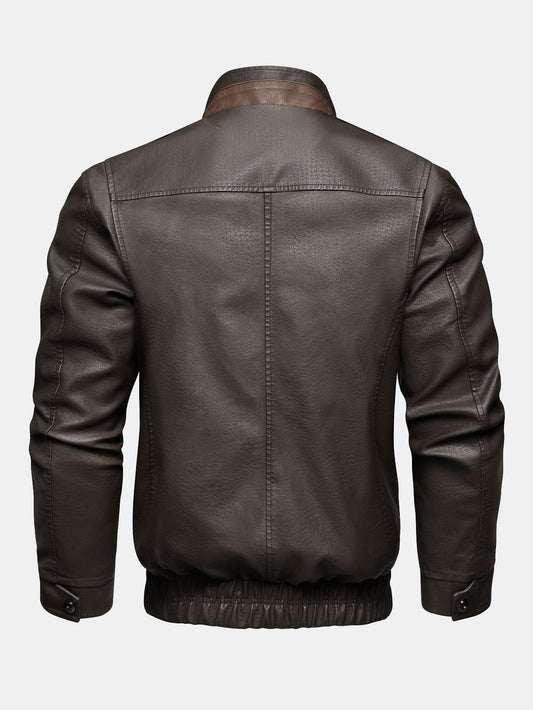 PU Leather Jacket - Naturzy
