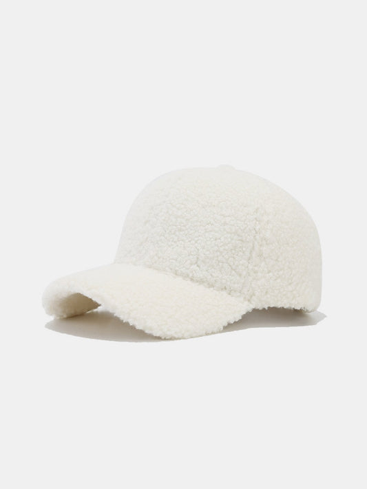 Solid Color Plush Warm Baseball Cap - Naturzy