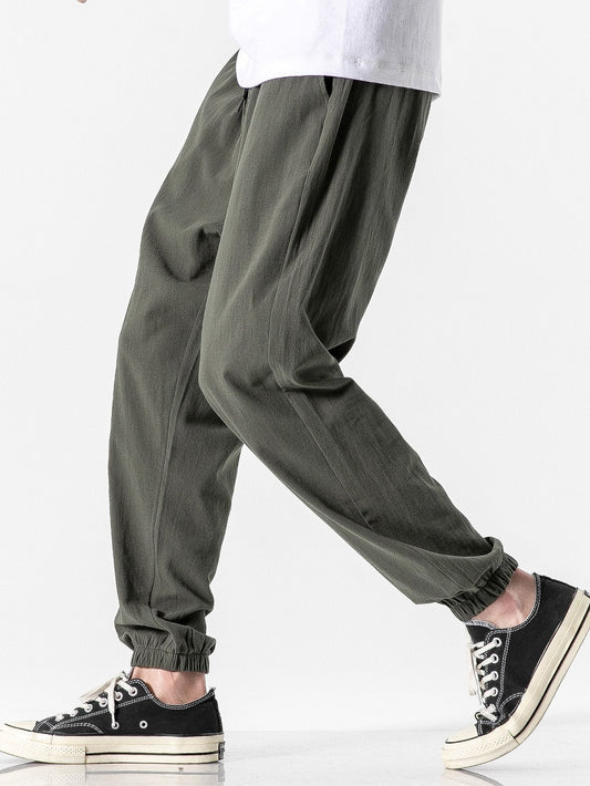 Cotton Jogging Pants - Naturzy