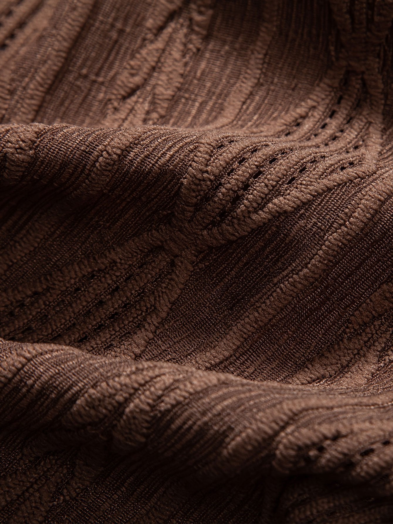 Geometric Jacquard Eyelet Cuban Shirt - Naturzy