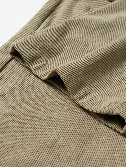 Corduroy Cargo Pants - Naturzy