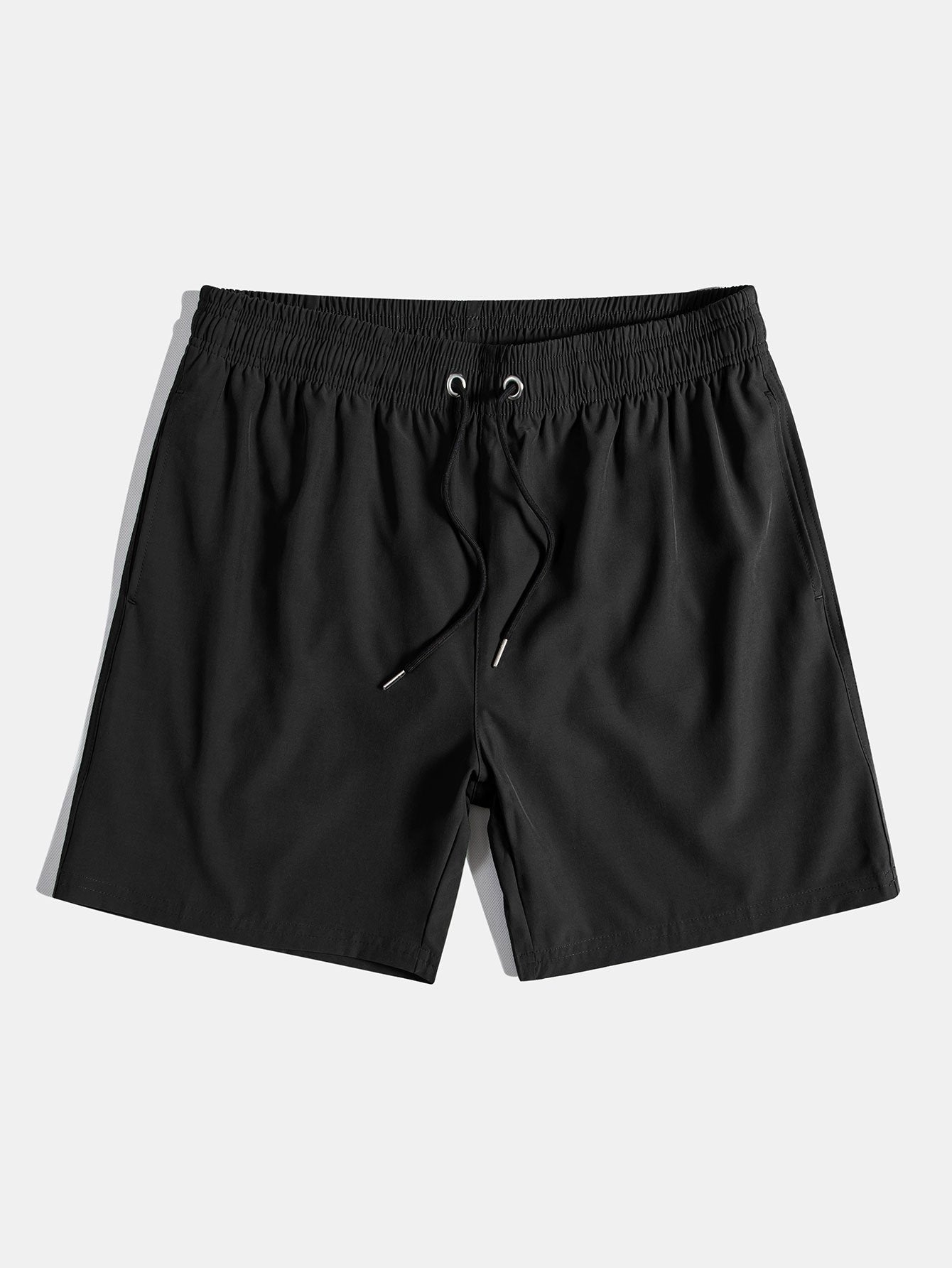 Solid Drawstring Swim Shorts - Naturzy