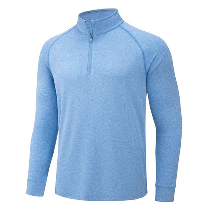 Men's 1/4 Zip Pullover Shirts Sun Protection UPF 50+ Long Sleeve