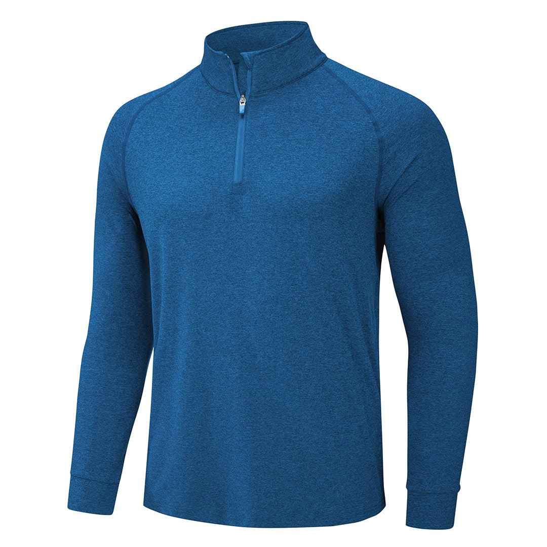 Men's 1/4 Zip Pullover Shirts Sun Protection UPF 50+ Long Sleeve